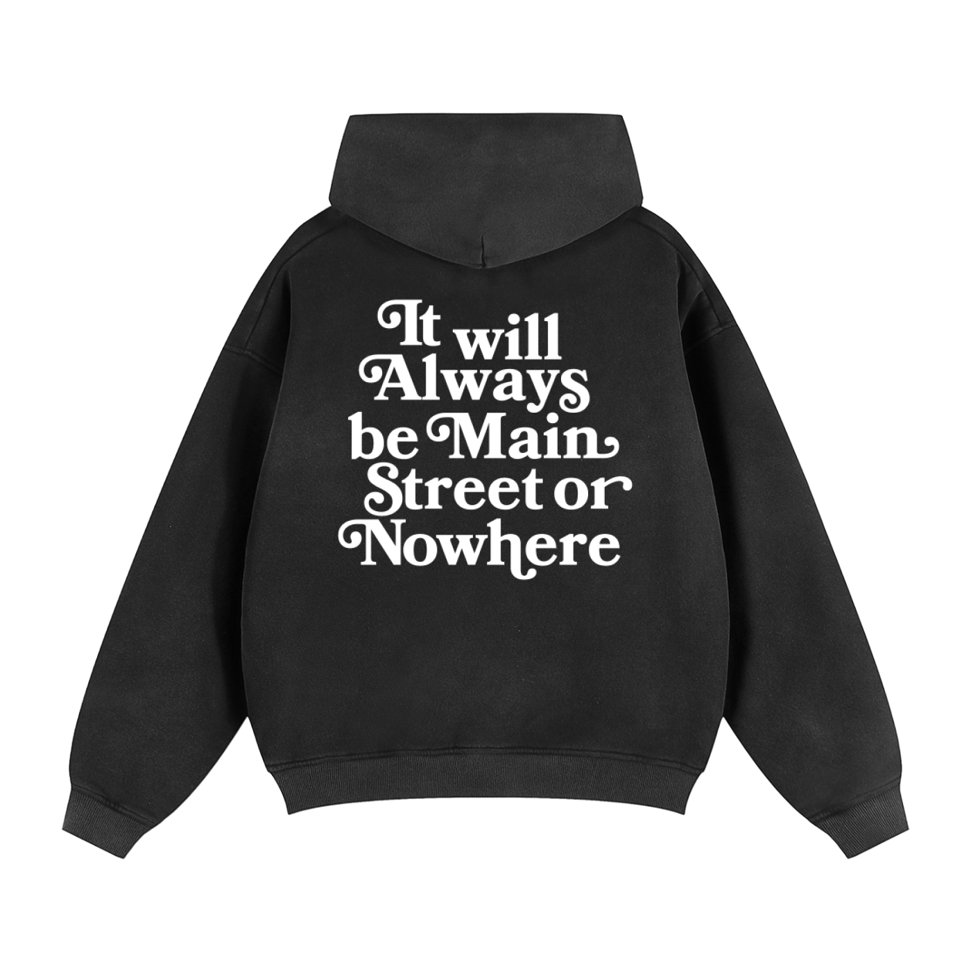 Vintage Cropped Hoodie