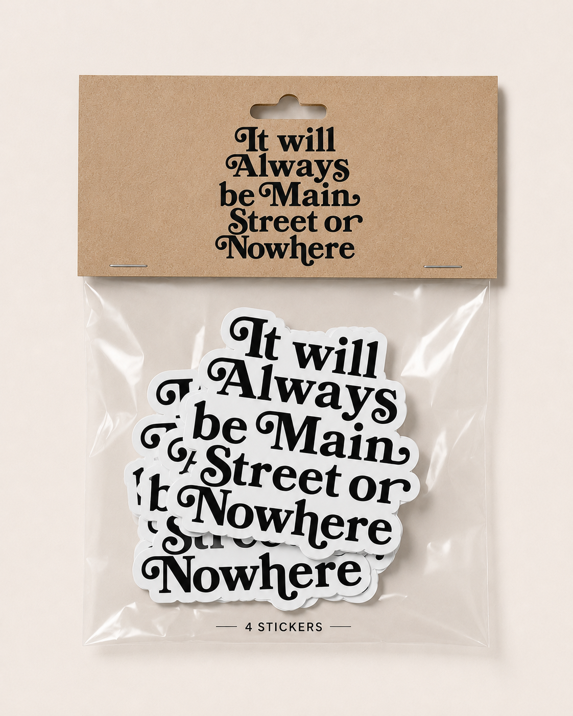 Main Street Sticker Set