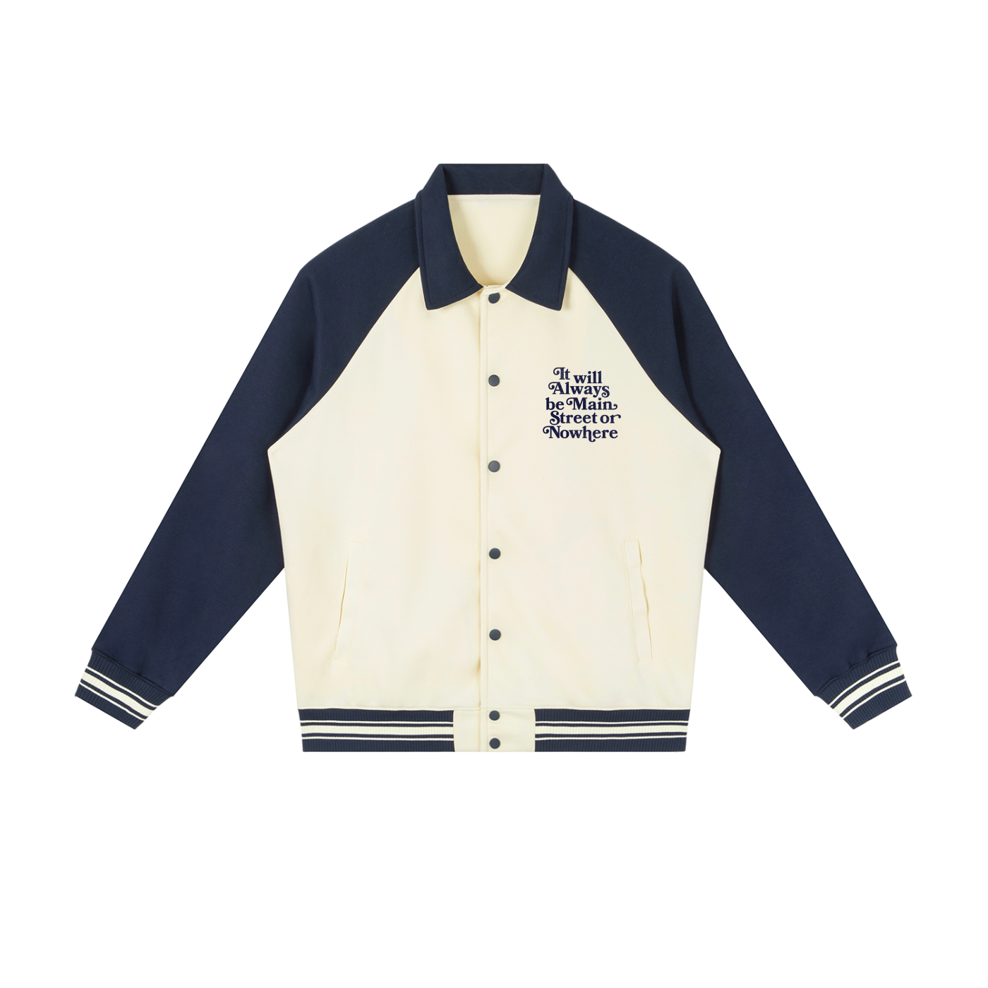 Vintage Varsity Jacket (White)