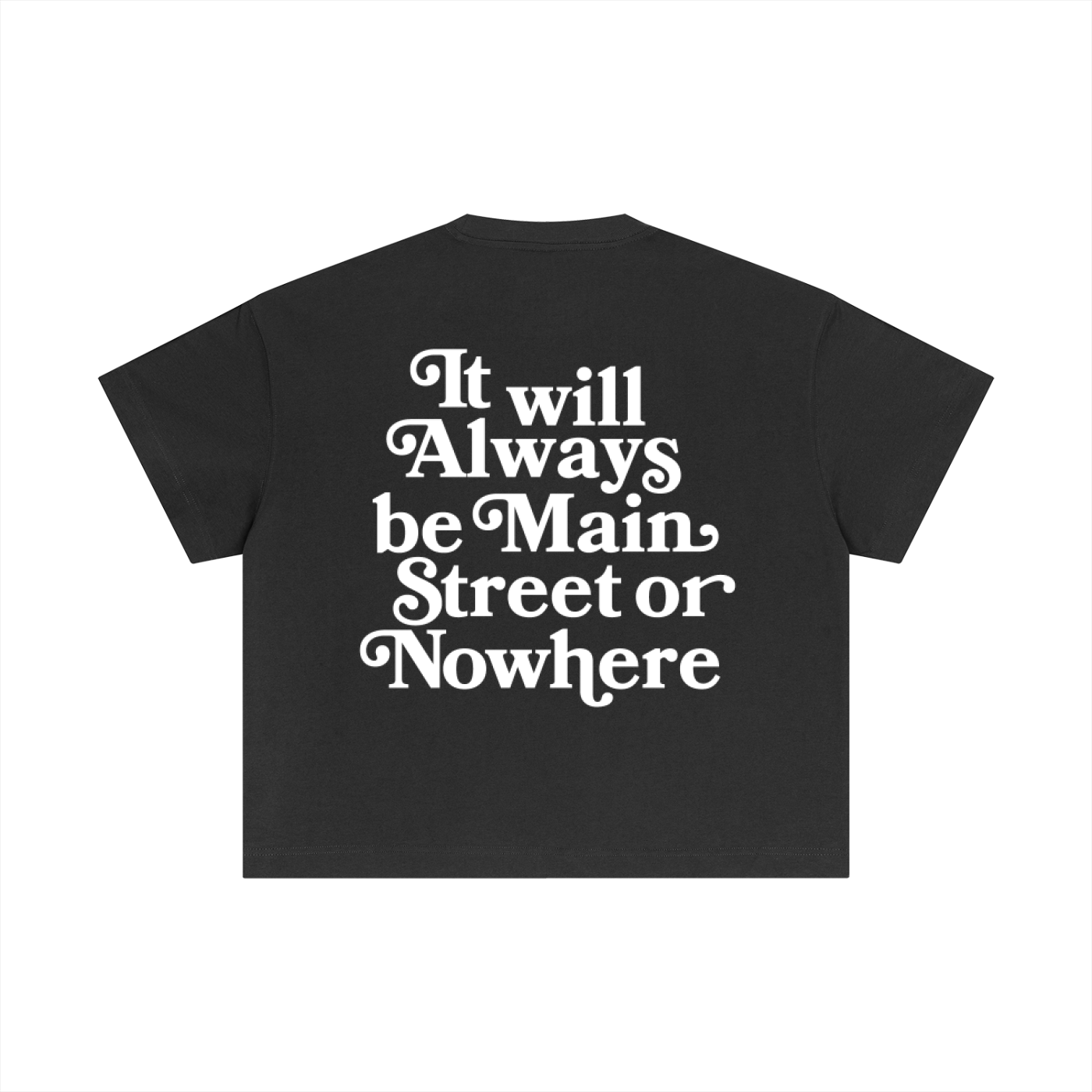 Cotton Boxy Jersey (Black)