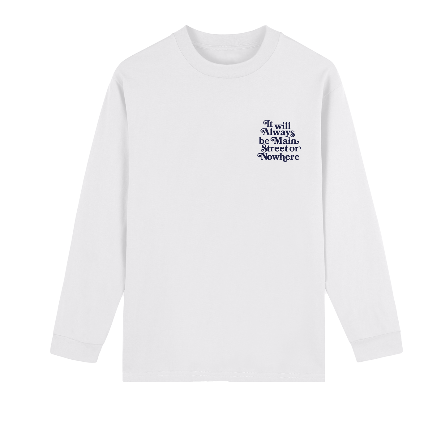 White Longsleeve Jersey