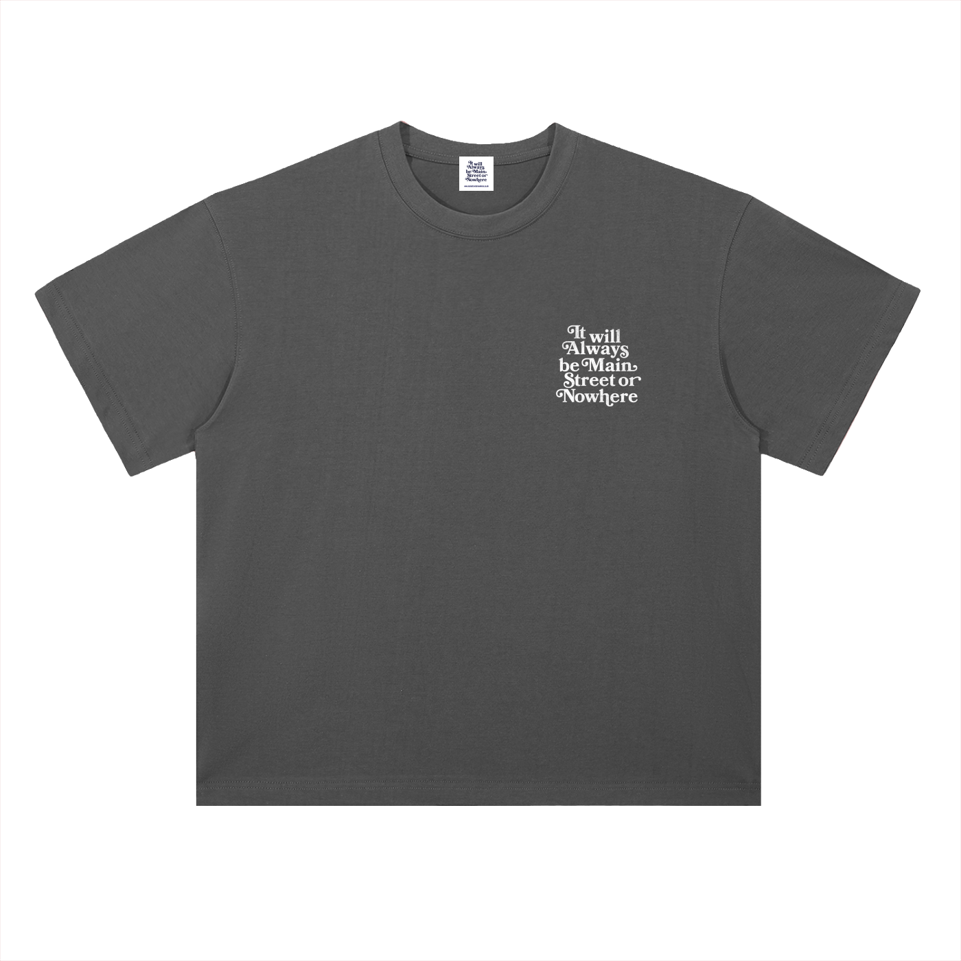 Main Street or Nowhere Jersey (Washed Grey)