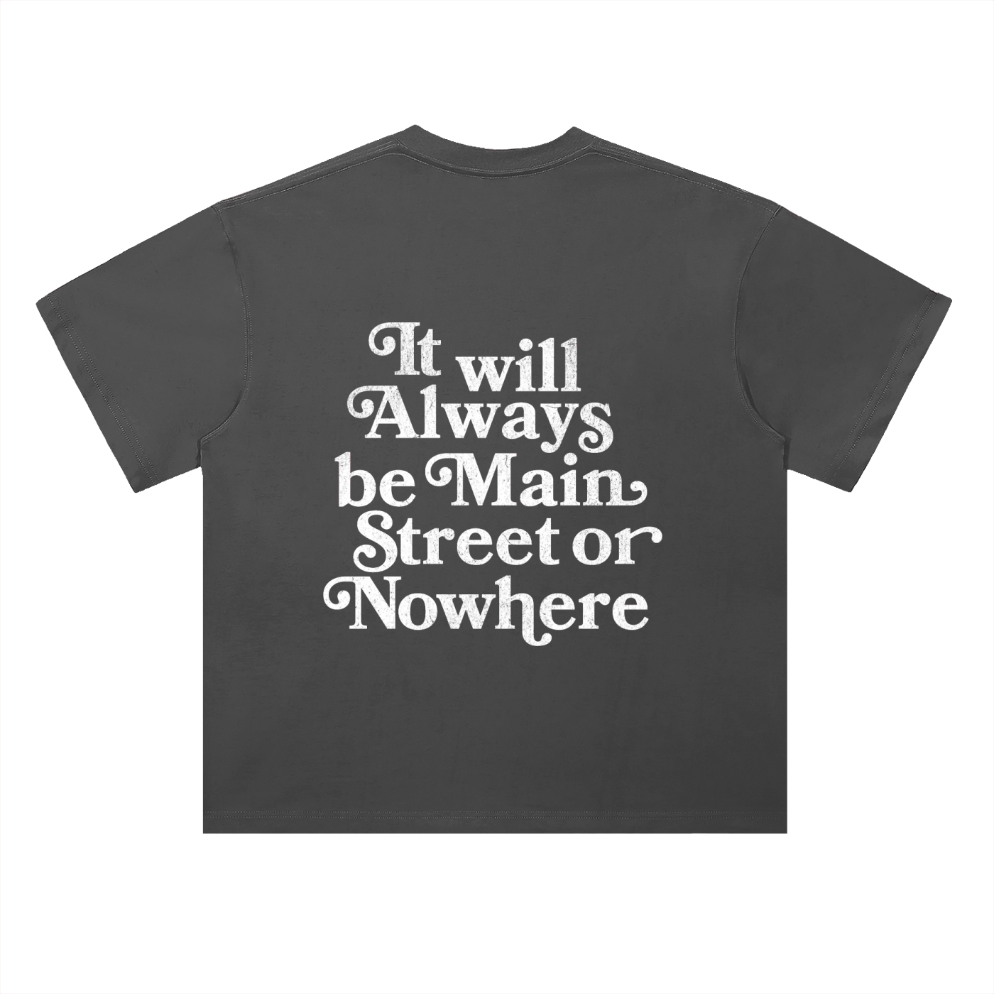 Main Street or Nowhere Jersey (Washed Grey)