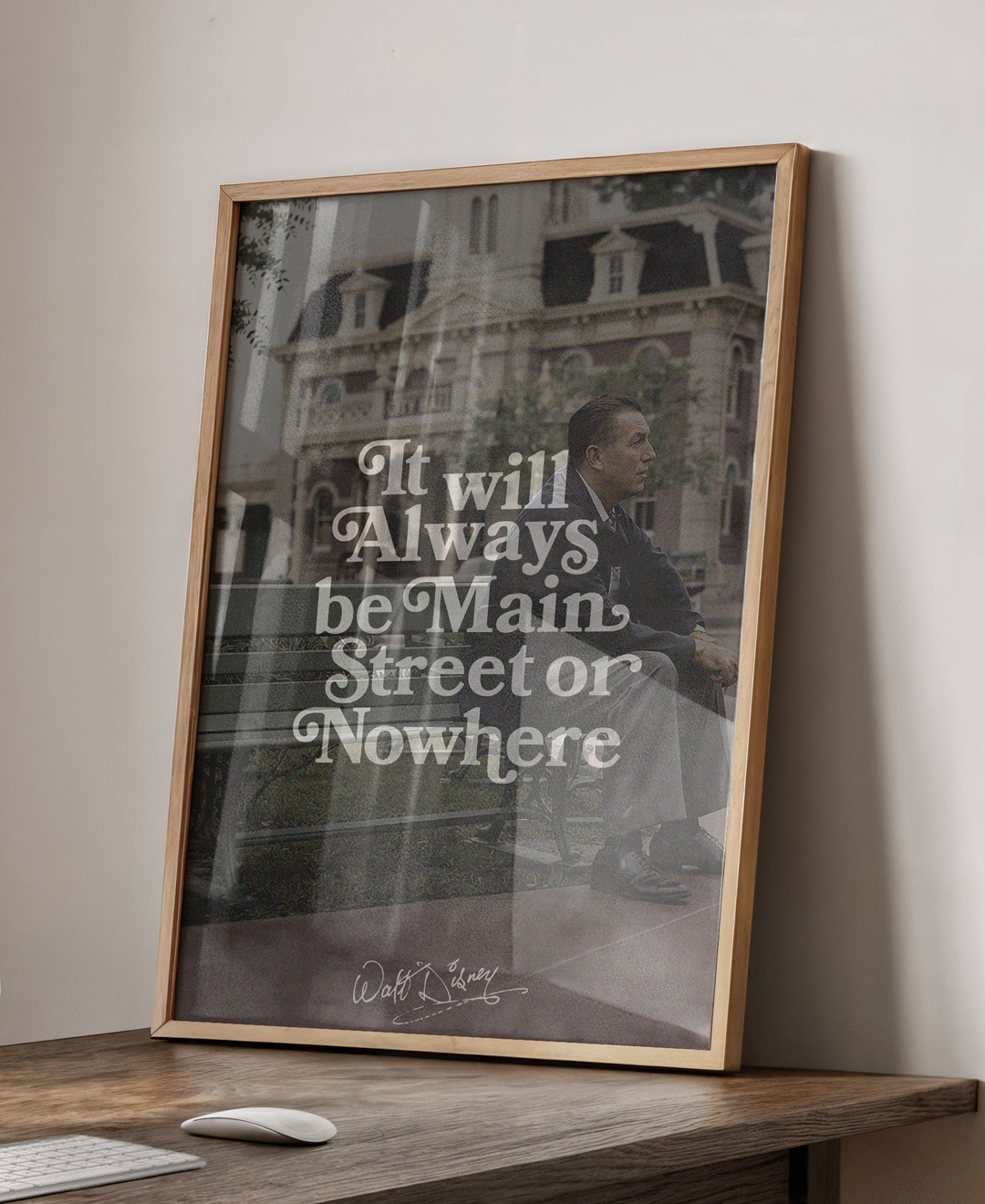 Main Street - Walt on Main Print
