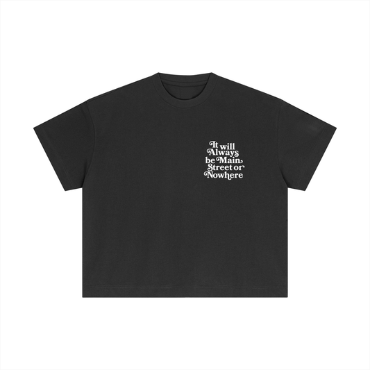 Cotton Boxy Jersey (Black)